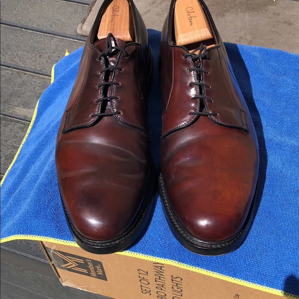 Allen Edmonds 11.5/D Shell Cordovan Leeds used conditions